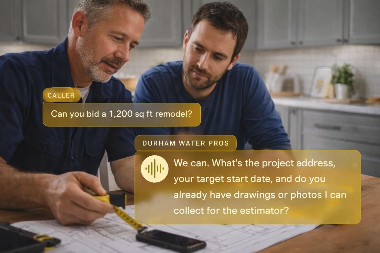 New project inquiries and bid requests