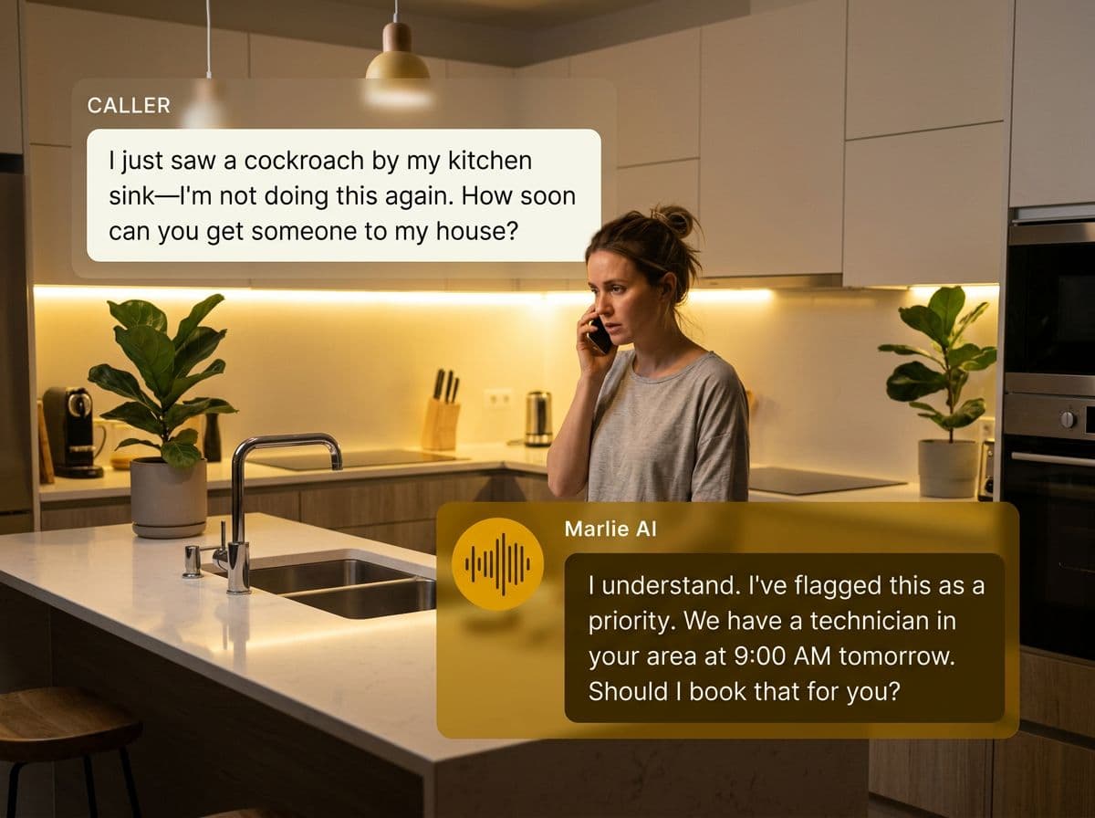 What is a pest control answering service?